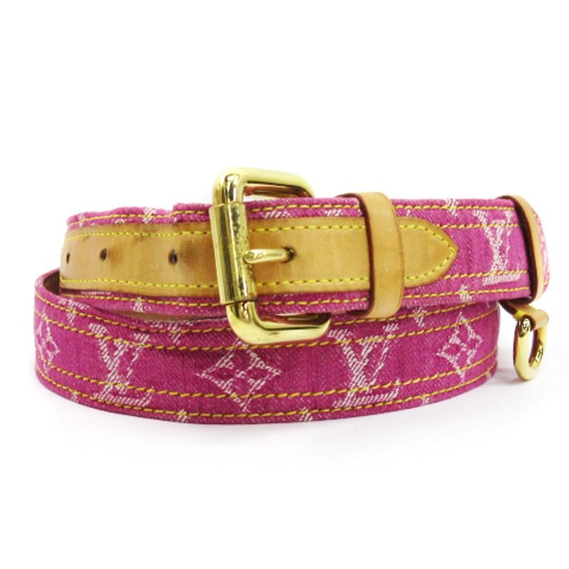 ルイヴィトン LOUIS VUITTON モノグラム デニム サンチュール ベルト