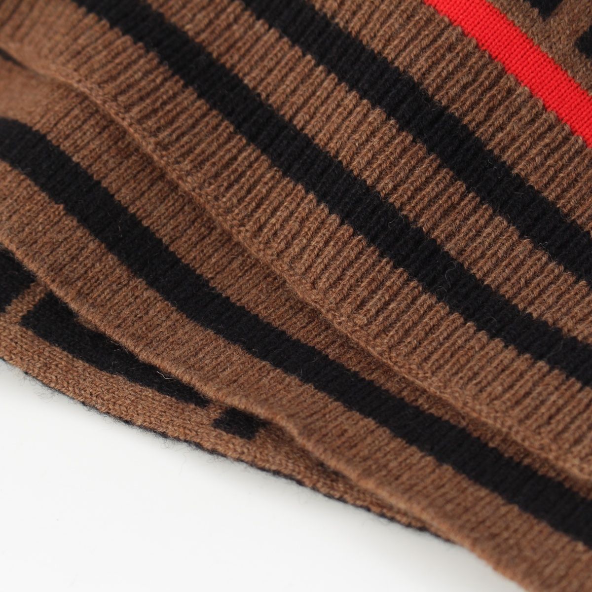 FENDIフェンディ FFマフラー ブラウンカシミアスカーフ FENDI