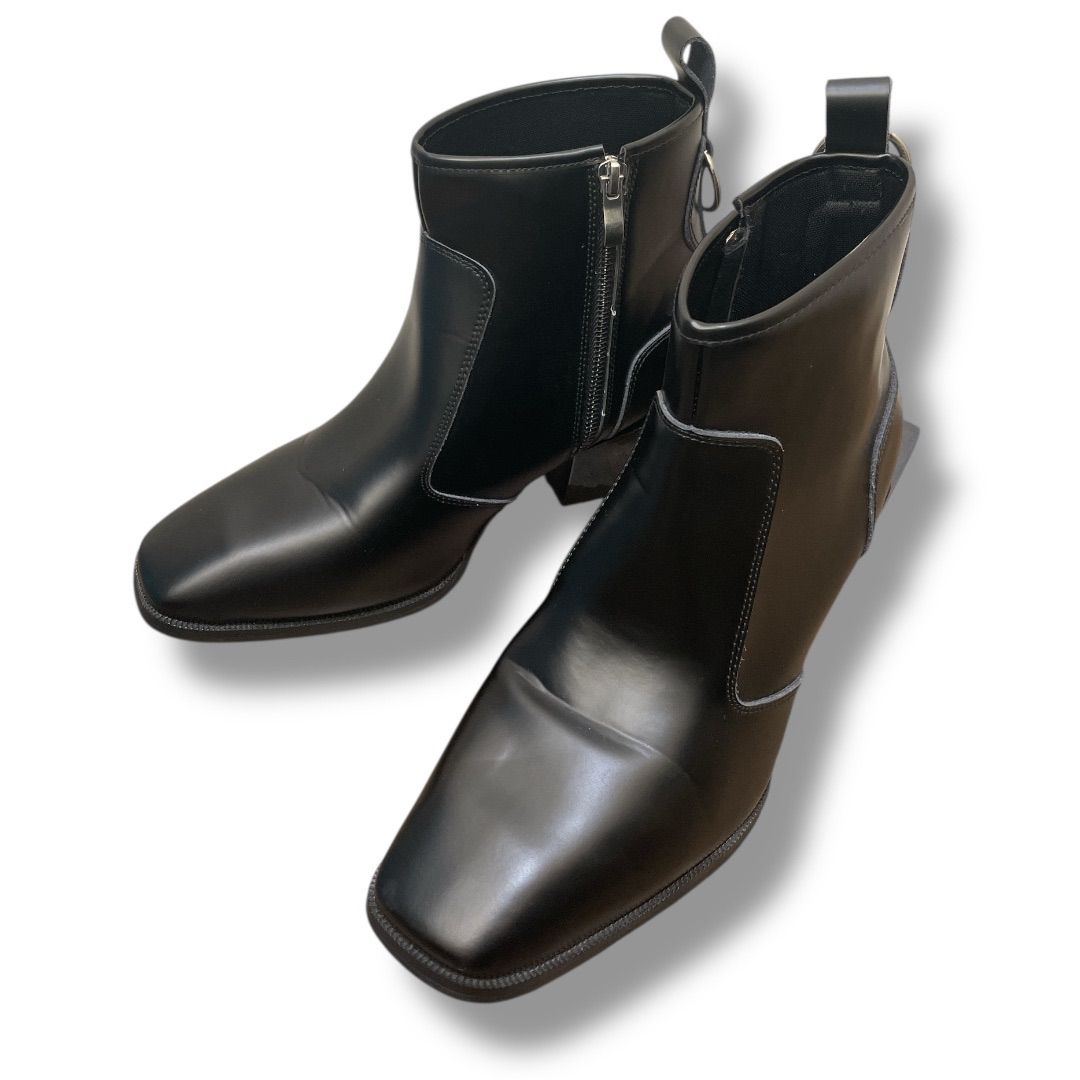 ADRER アドラー High sole leather heel boots ハイソールレザー