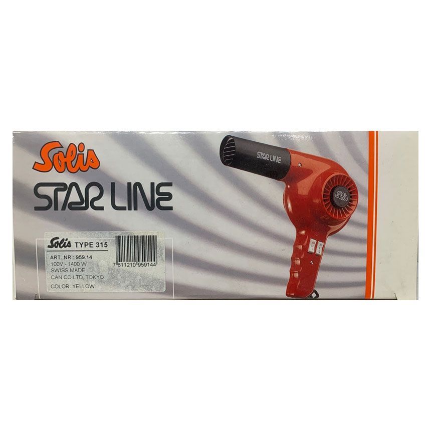 ソリス TYPE315 STAR LINE ヘアドライヤー イエロー（Solis 315