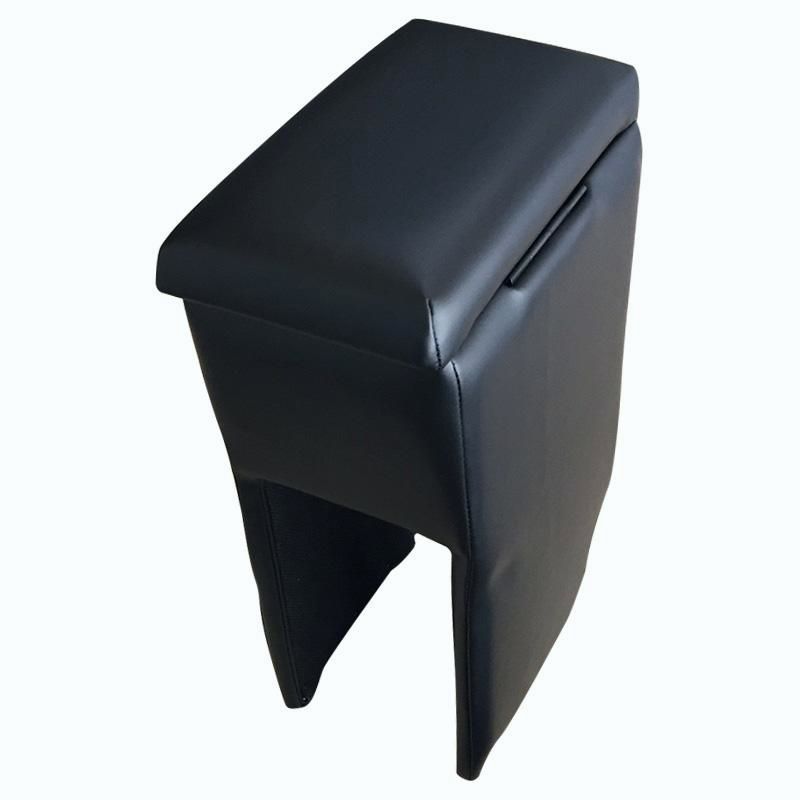 送料無料 アームレスト ミニキャブトラック DS16T ブラック 黒 レザー風 コンソールボックス 収納 肘掛け 軽自動車 三菱