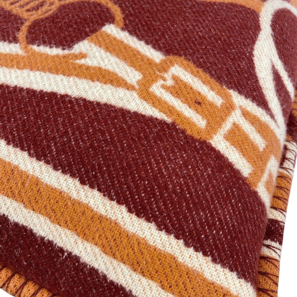 □美品□ エルメス グラントゥラララ クッション インテリア ウール
