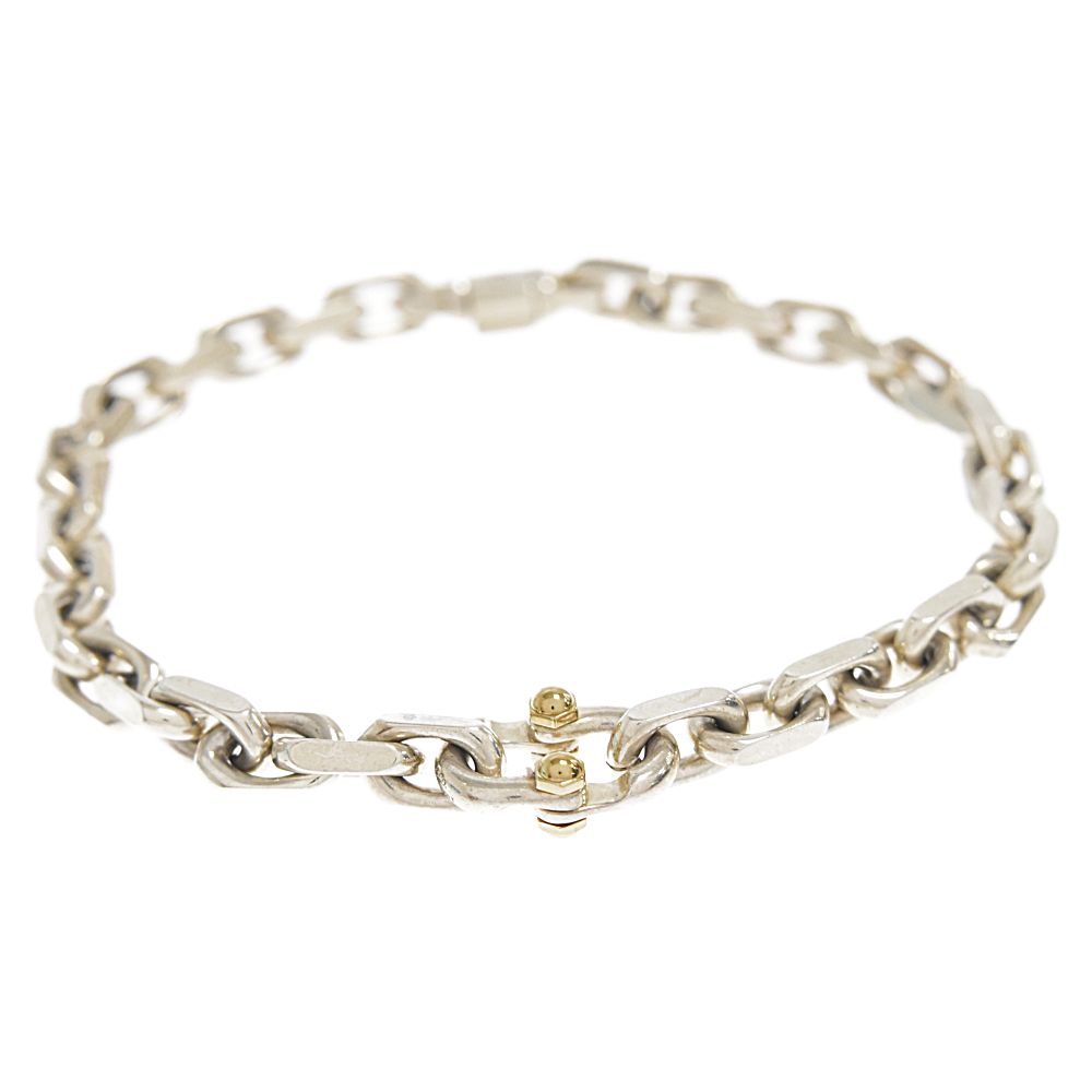 TIFFANY＆Co メイカーズナローチェーンブレスレット Tiffany ティファニー メイカーズ ナロー チェーン ブレスレット 18K