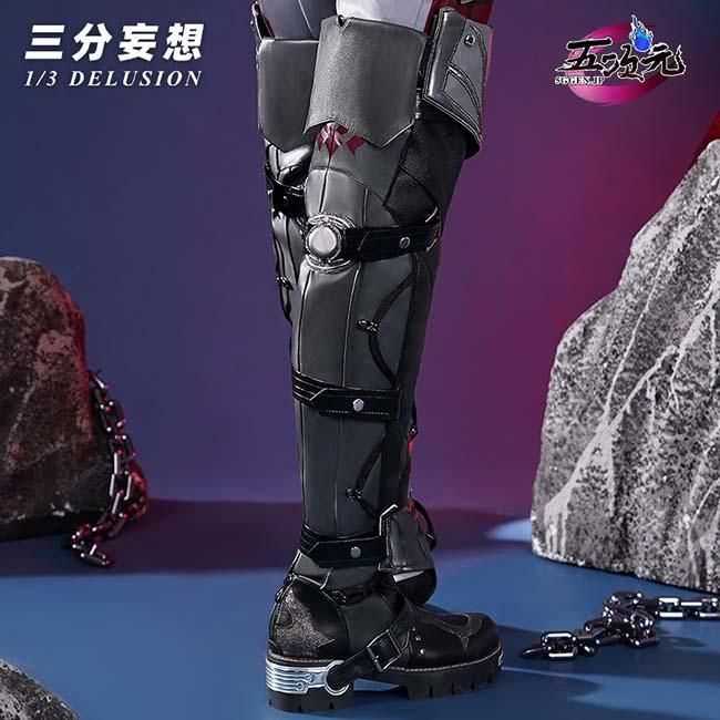 新発売 高品質 三分妄想 原神 コスプレ リオセスリ 靴 靴カバー込み