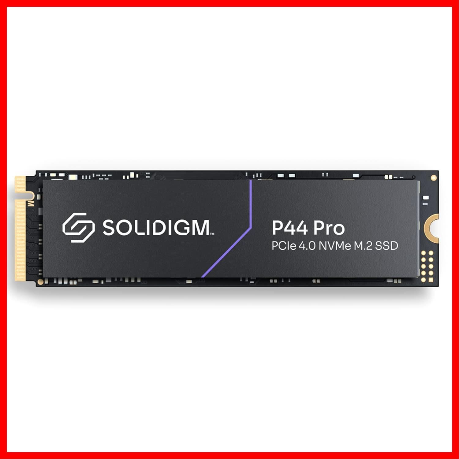 特売】ソリダイム Solidigm 内蔵 SSD P44 Pro 読込速度：7GB/秒(最大