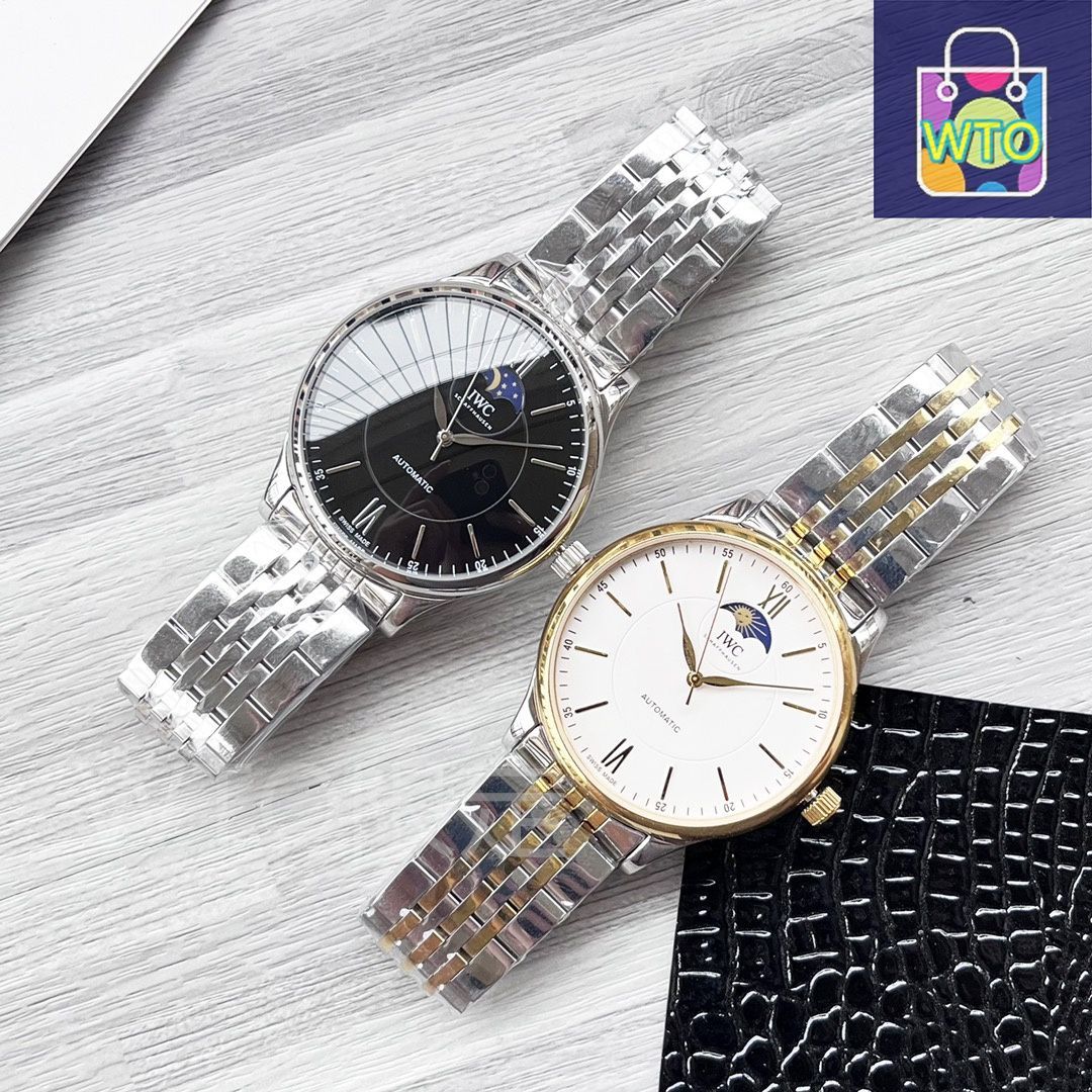 今日特価】IWC Classic Timepiece ホワイト / ゴールドケース 三