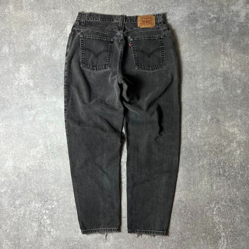 00s Levis 550 ブラック デニム パンツ M / 00年代 メキシコ製 
