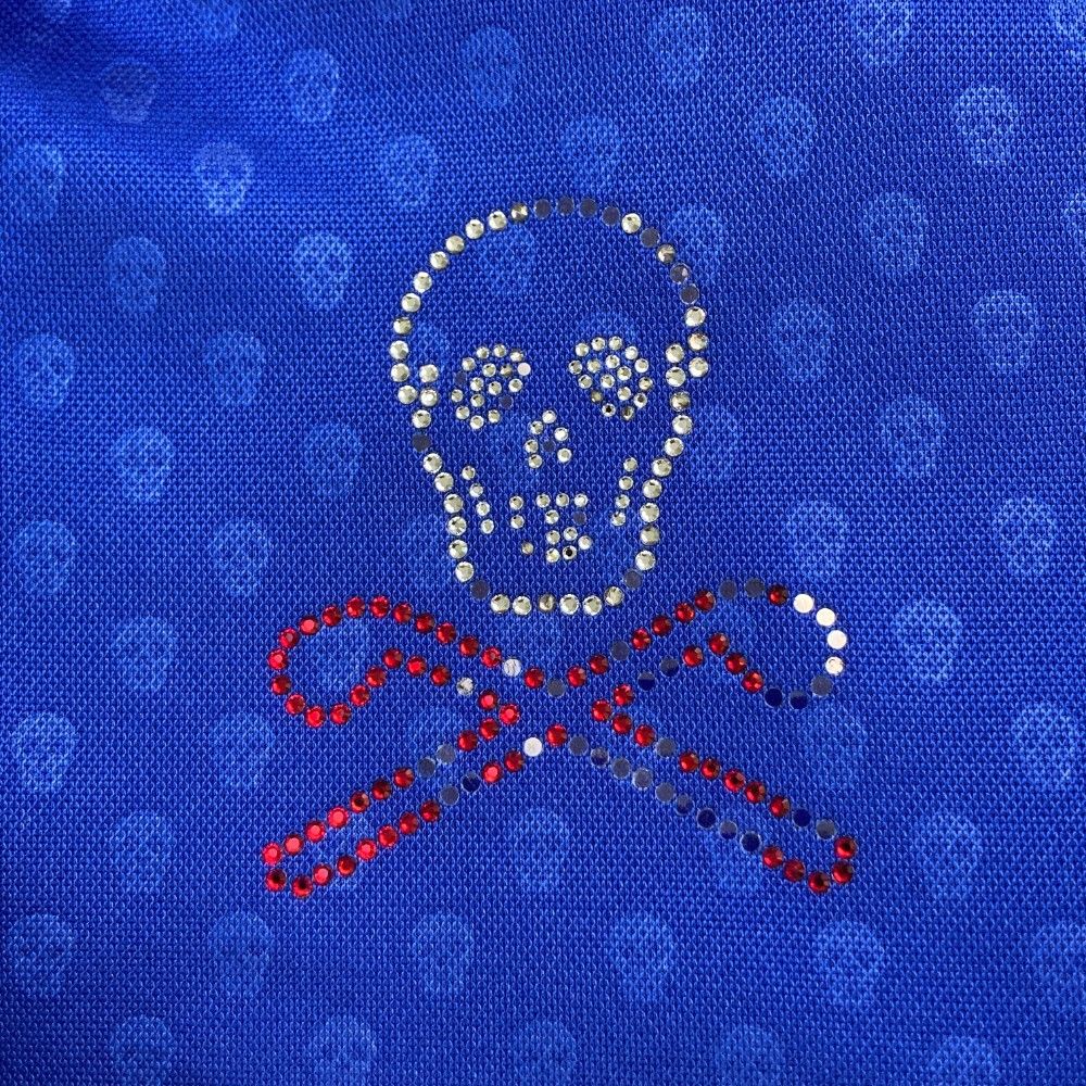 サイズ：48 MARK&LONA マークアンドロナ 半袖ポロシャツ スカル