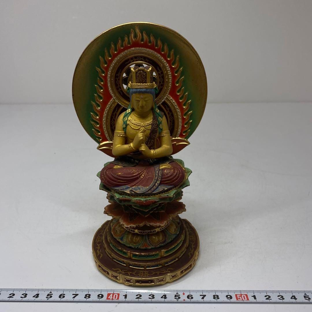 彩色 仏像 大日如来 トヒチ 東さ6-0114