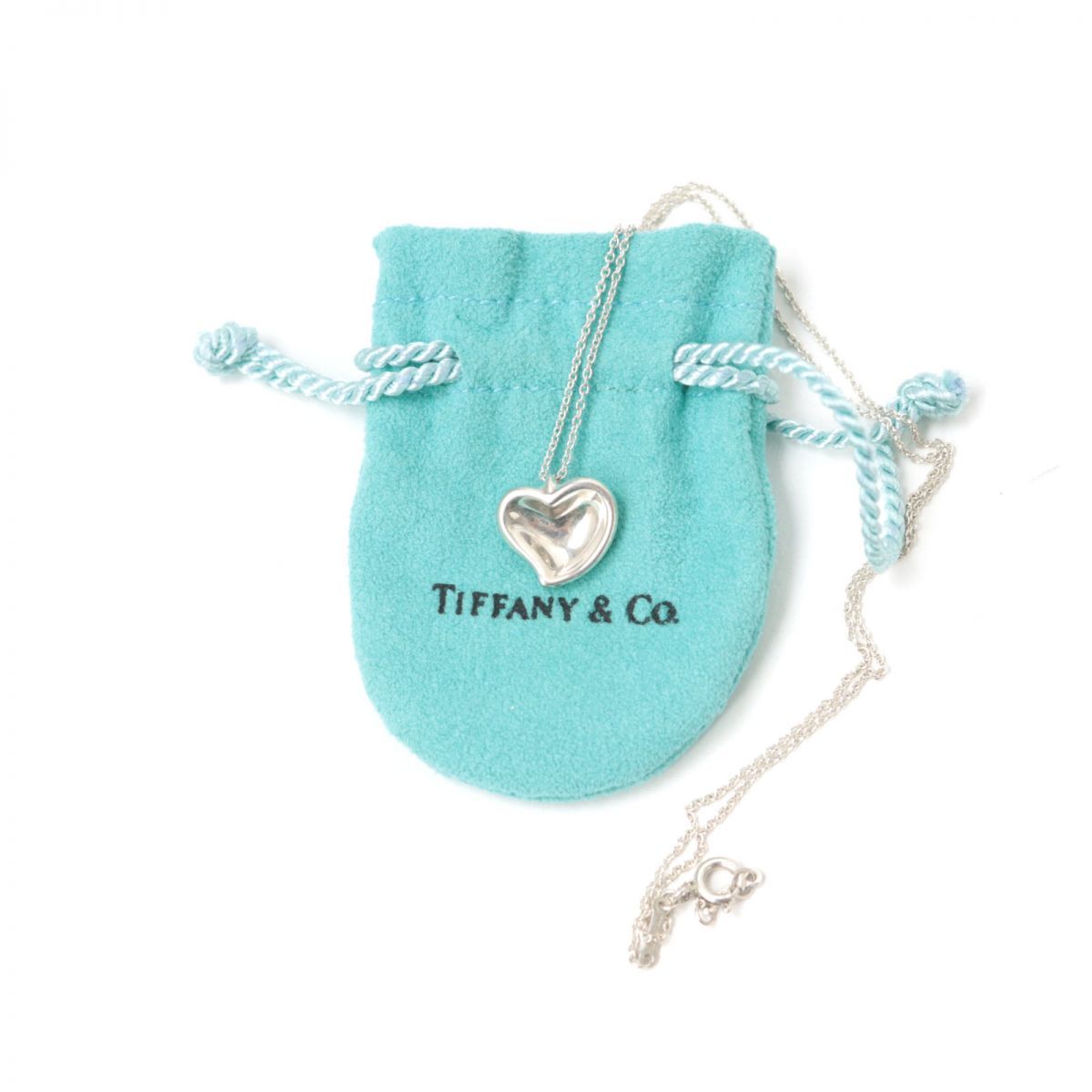 美品☆TIFFANY＆Co. ティファニー エルサペレッティ Ag925 フルハート 