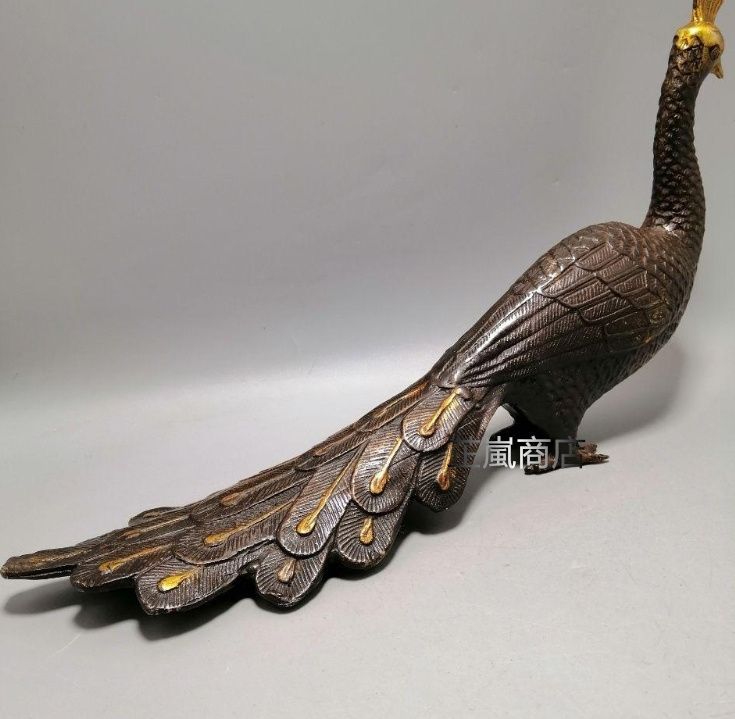 銅製 美しい孔雀 リビング 玄関 お茶台 机 本棚 装飾品 工芸品 置物 銅製 美しい孔雀 リビング 玄関 お茶台 机 小売業者 本棚 装飾品 工芸