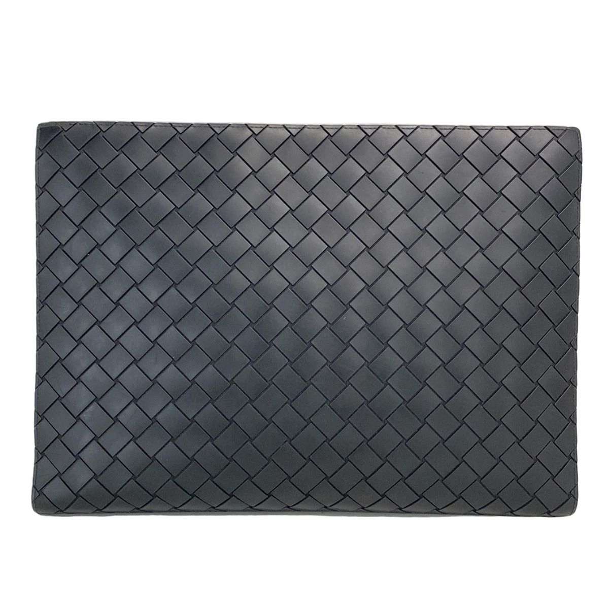 BOTTEGA VENETA ボッテガヴェネタ クラッチバッグ イントレチャート ドキュメントケース 黒 レザー