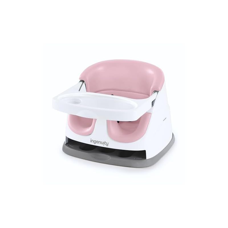 【数量限定，得価】 インジェニュイティ(Ingenuity) Baby Base ベビーベース ピオニーピンク (16726) 0 バウンサー・ゆりかご
