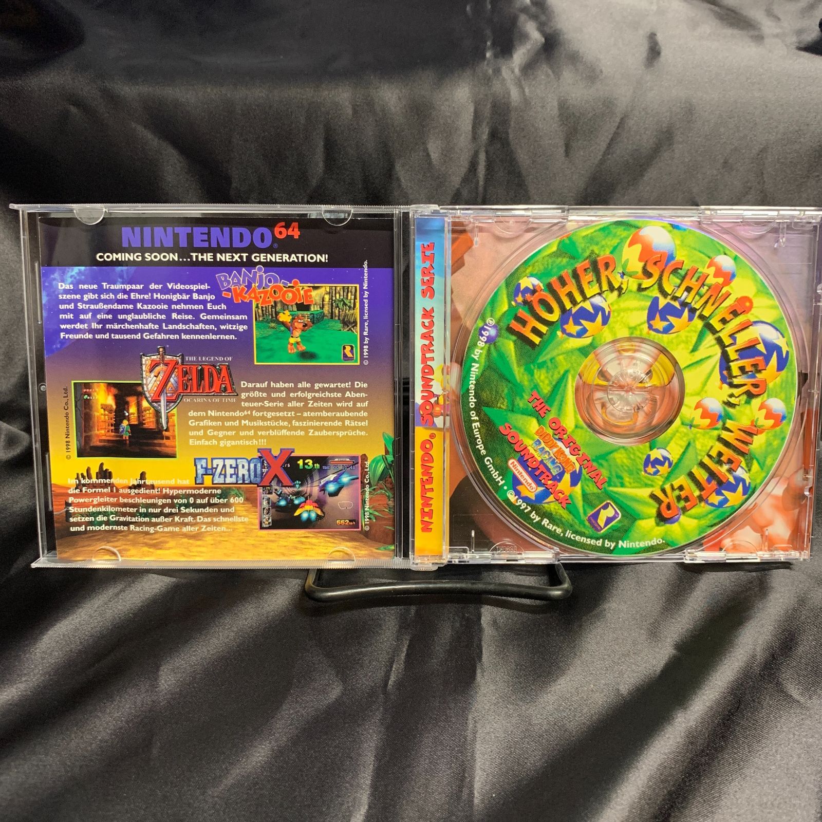 ホーワンバッチャン！稀少CDディディーコングレーシング オリジナルサントラ 稀少ドイツ盤 HOHER, SCHNELLER, WEITER THE  ORIGINAL DIDDY KONG RACING SOUNDTRACK - メルカリ