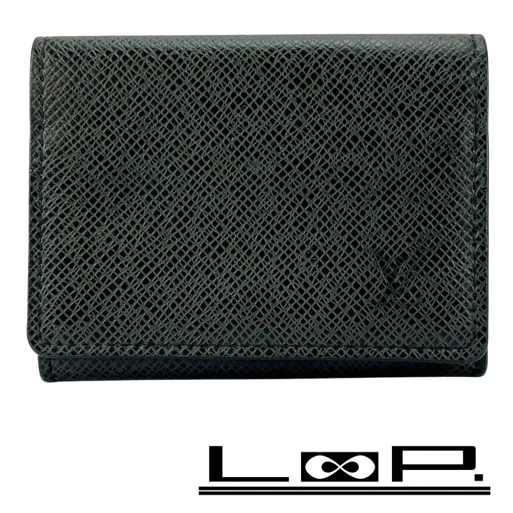 ルイヴィトン アンヴェロップ カード ケース 名刺入れ タイガ ブラック M64595 448362 1