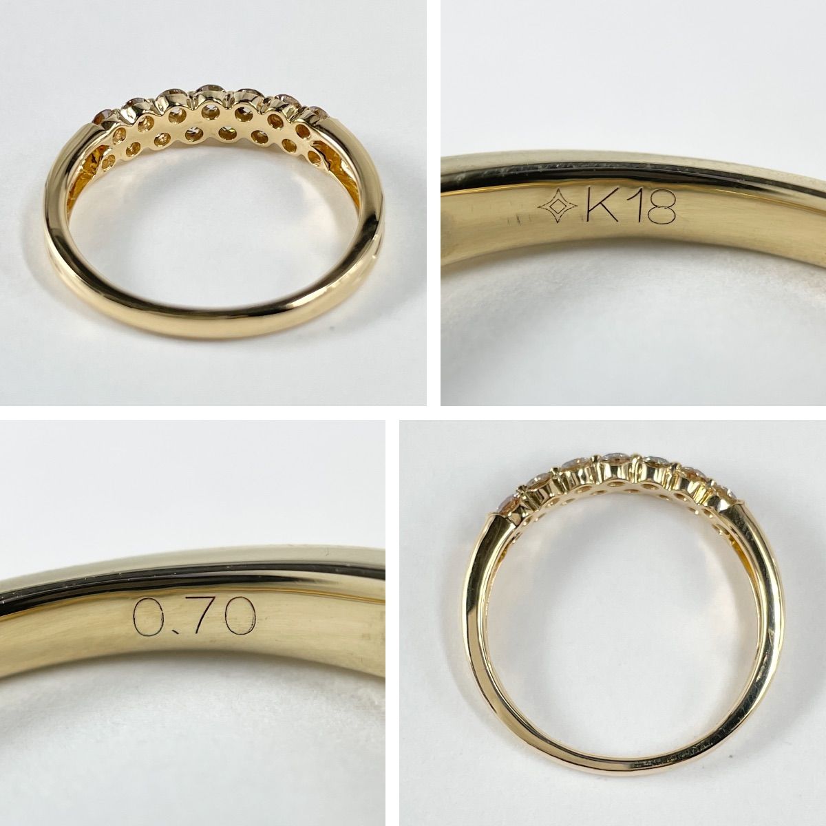 GSTV】K18 天然ダイヤモンド 0.70ct リング - メルカリ