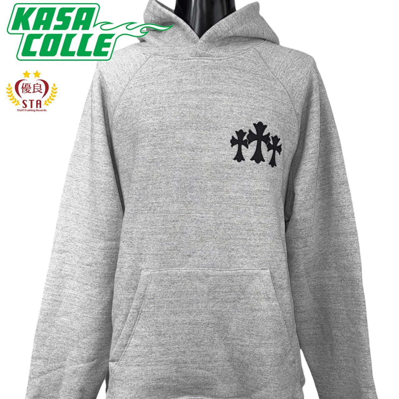 CHROME HEARTS クロムハーツ セメタリ―クロス プルオーバーパーカー XL