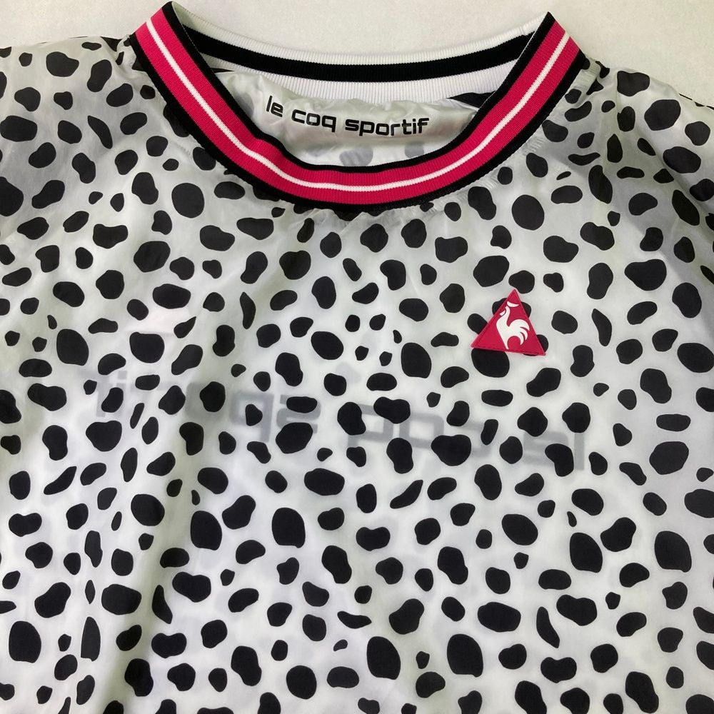 ジーフォアフード付き黒ジャケット レディース ゴルフパーカーSサイズ