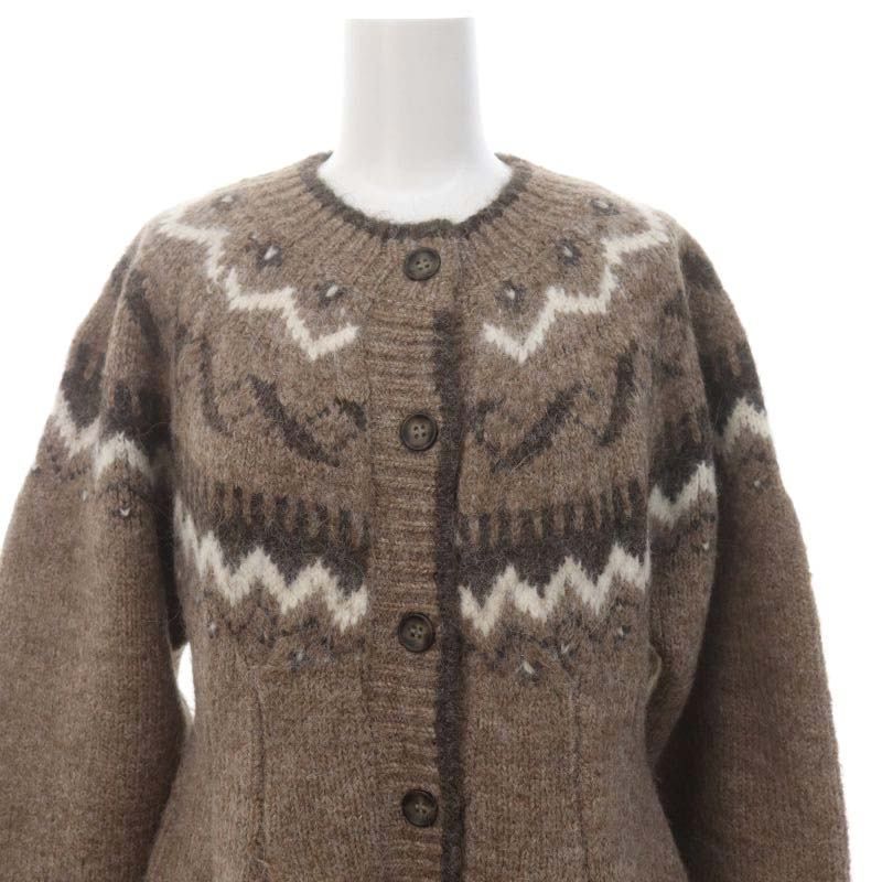 クラネ CLANE 22AW NORDIC WEST SHAPE CARDIGAN ニット カーディガン