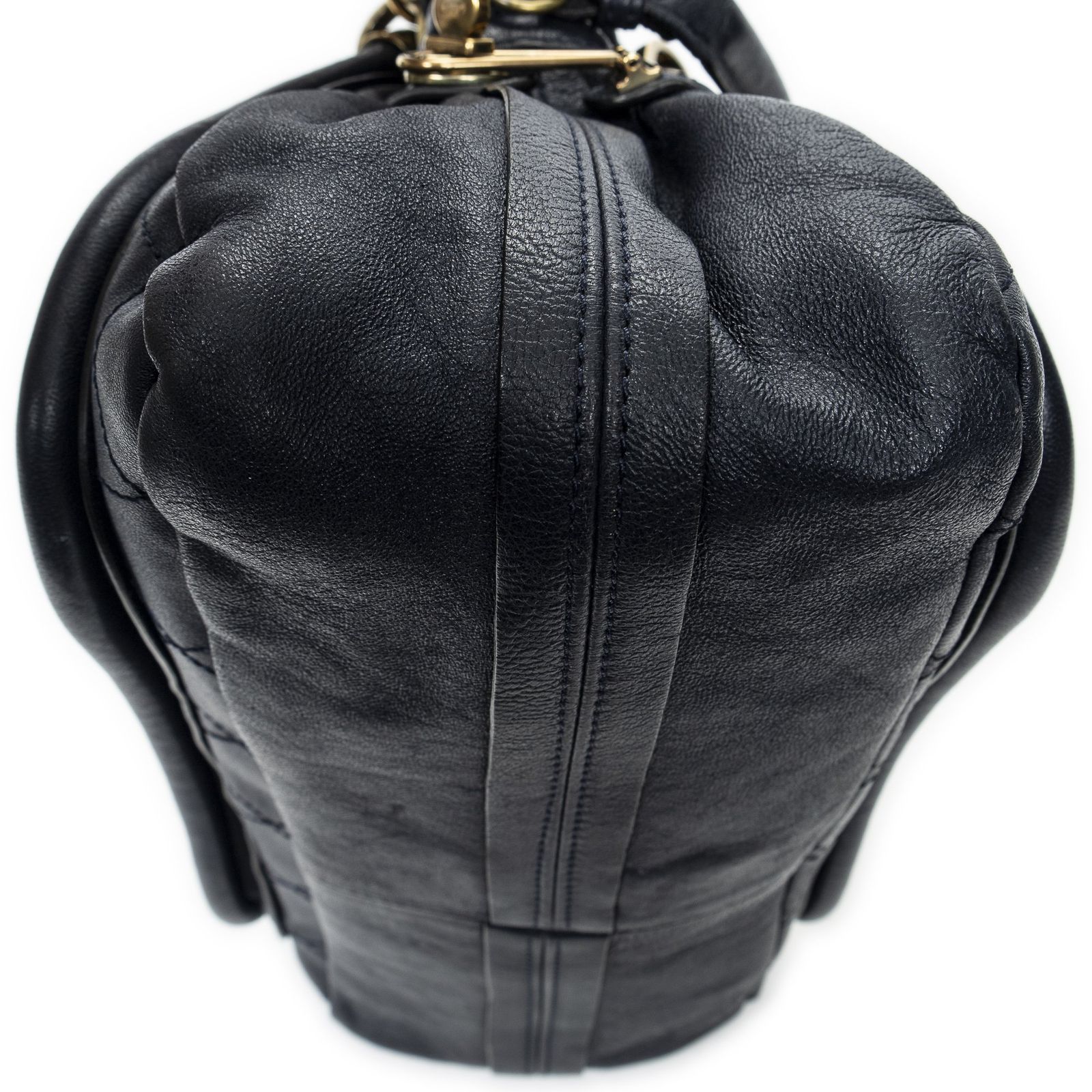 クロエミディアムパラティネイビーマトラッセカーフスキンA