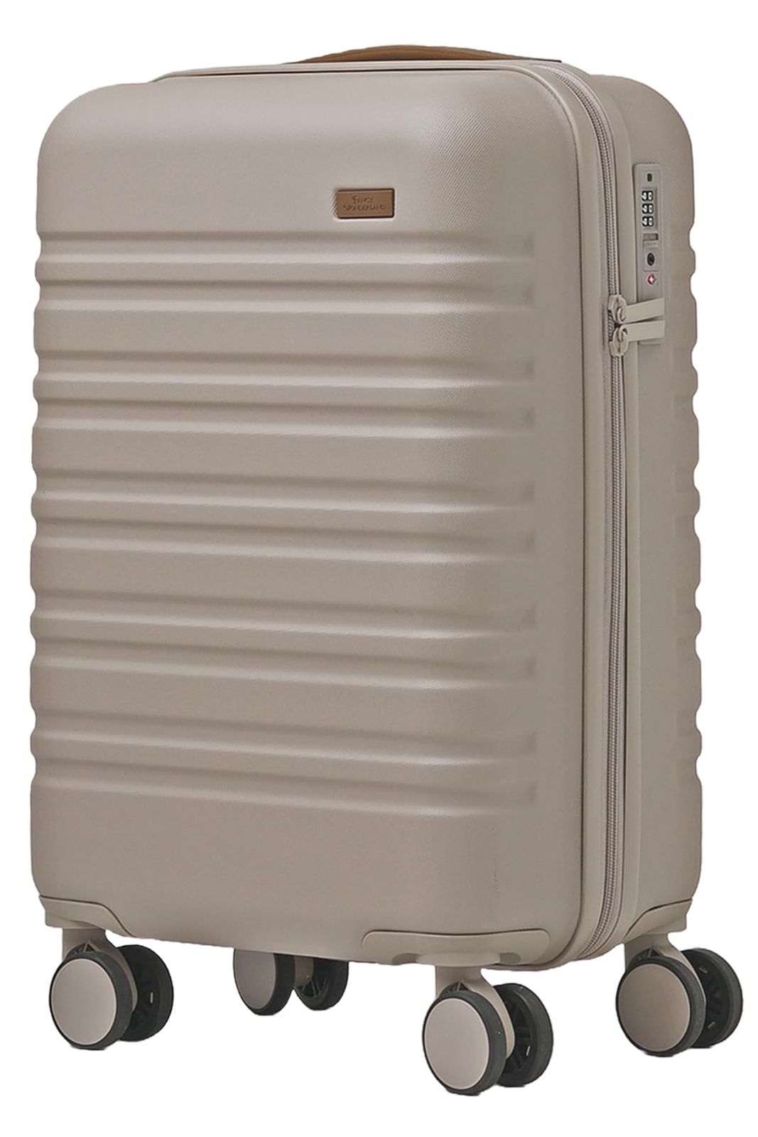 スーツケース 機内持ち込み 軽量 sサイズ キャリーケース s 2泊3日 小型 キャリー 大容量 静音 頑丈 TSAロック 旅行 出張 1泊 メンズ レディース ビジネス ベージュ×ブラウン S 20