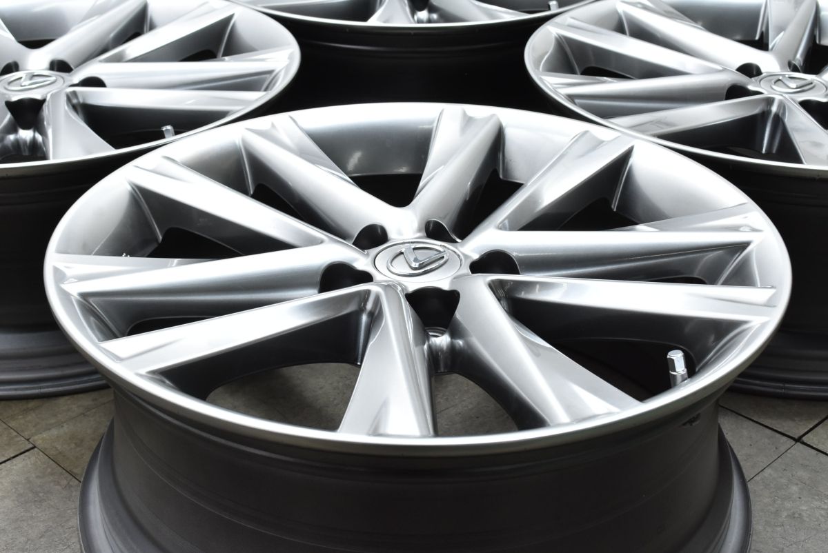 レクサス RX 純正 19in 7.5J 35 PCD114.3 4本 LEXUS NX ハリアー RAV4 カローラクロス アルファード ヴェルファイア ハイグロス