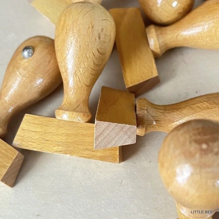 ドイツ 持ち手は木製 輸入スタンプ 『ちょい足しキラリ♪』 ドイツ 持ち手は木製 輸入スタンプ 『ちょい足しキラリ♪』