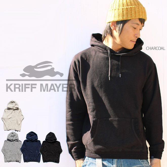 【KRIFF MAYER】ベーシックスウェット プルパーカー トレーナー スウェット パーカー シンプル 裏毛 無地 フード プルオーバー クリフメイヤー【メンズ/レディス/カジュアル】【A/W】〇 ネイビ