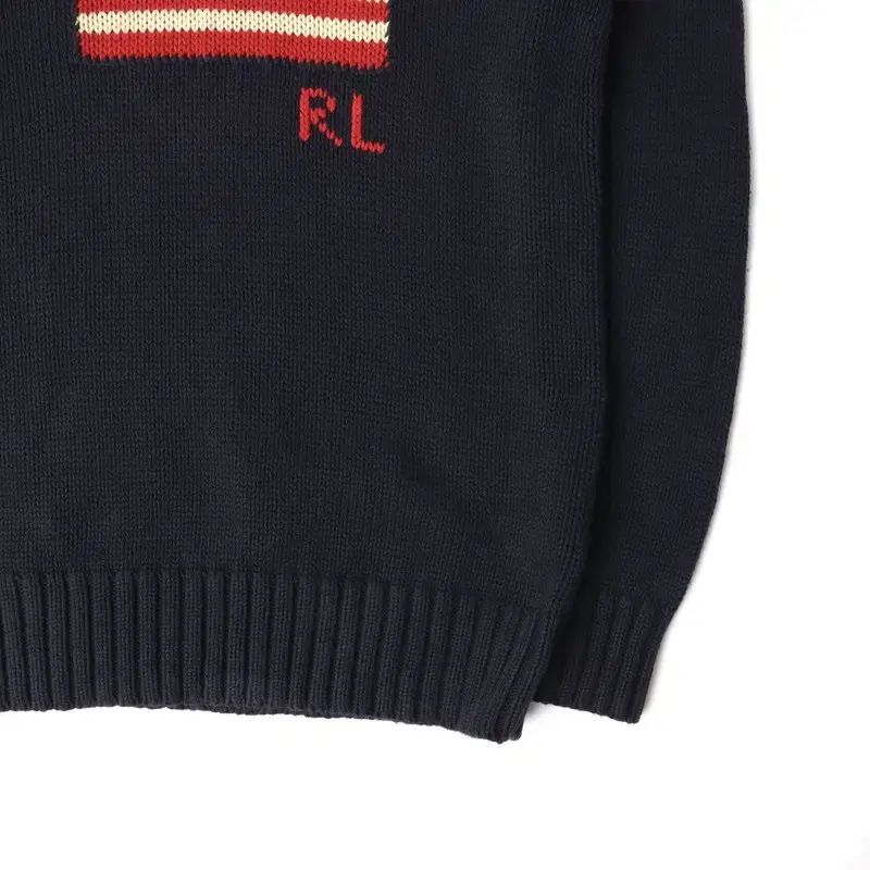ポロ Ralph Lauren(ラルフローレン) ネイビー 星条旗 ニット