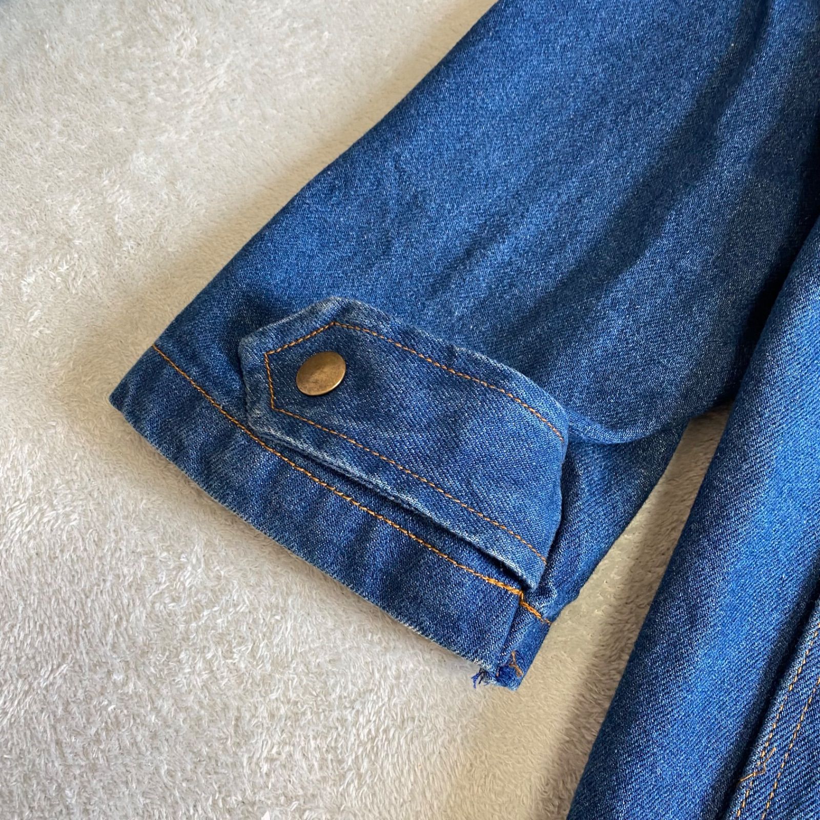 美品 McGregor 70s インディゴ デニムカバーオール McGREGOR】70s デニムカバーオール ビッグサイズ 状態良好