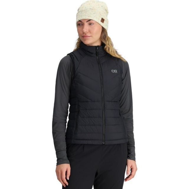 送料無料 アウトドアリサーチ レディース ベスト トップス Transcendent Down Vest - Women s Black