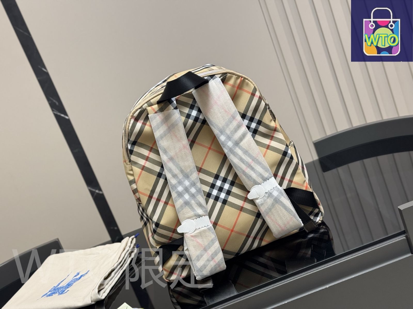 今日特価】Burberry バーバリー リュックサック 無盒、密織