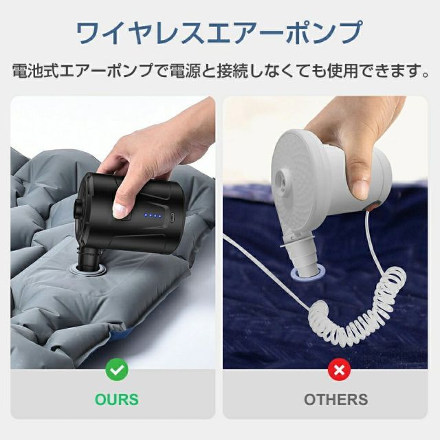 エアーポンプ 電動エアーポンプ 空気入れ 空気抜き 電動ポンプ