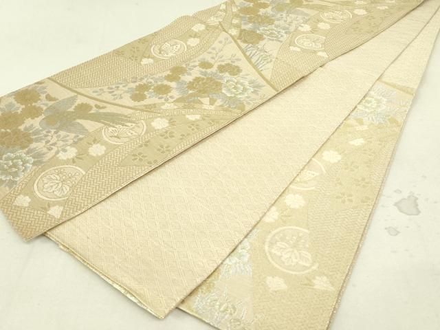 平和屋着物●ワンタッチつけ帯　インカの宝石　金糸　正絹　逸品　CABA1124hy 平和屋着物○ワンタッチつけ帯 インカの宝石 金糸 正絹 逸品