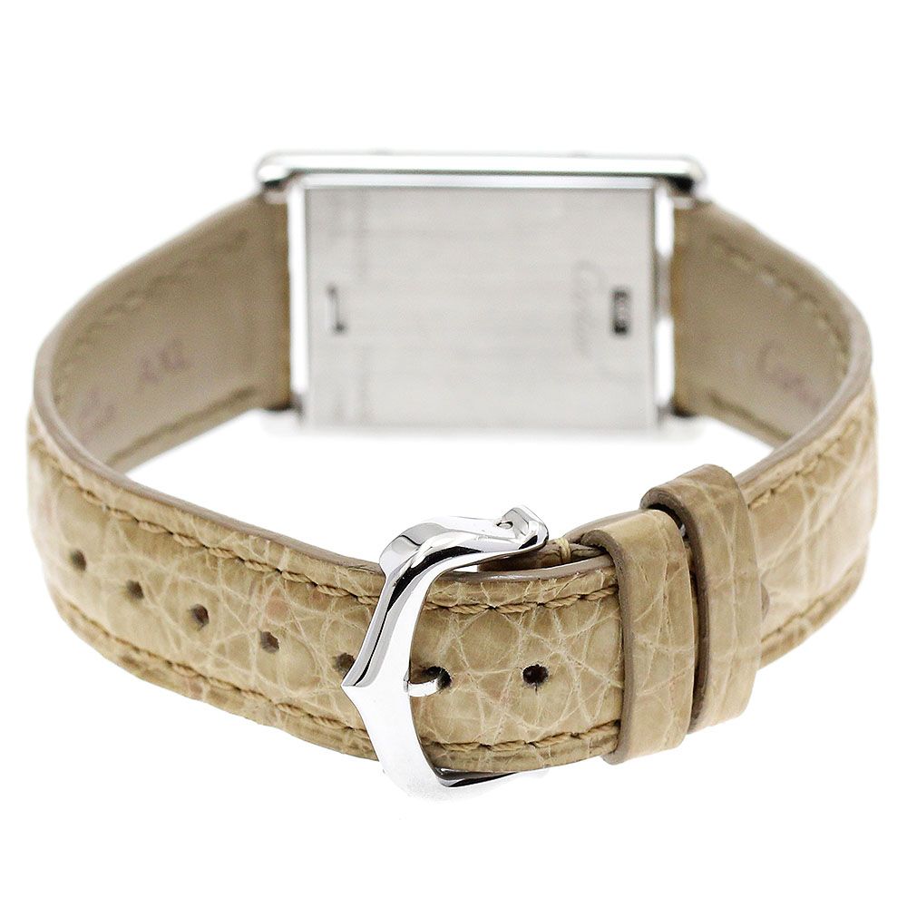 カルティエ CARTIER W1011158 タンクバスキュラントSM クォーツ レディース良品_873261