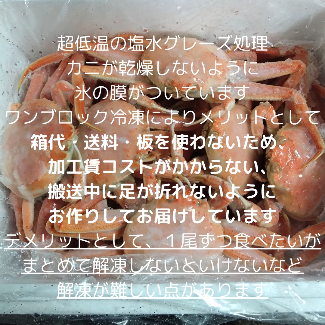 おおずわいがに ボイル時計量