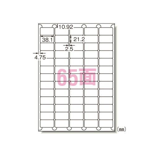 【まとめ買い10個セット品】 エーワン ラベルシール(プリンタ兼用) 31269 10枚
