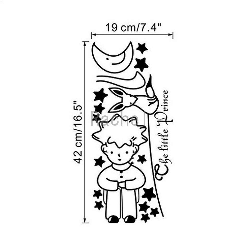 ウォールステッカー（転写式）X66 星の王子さま ウォールデコ 昔話