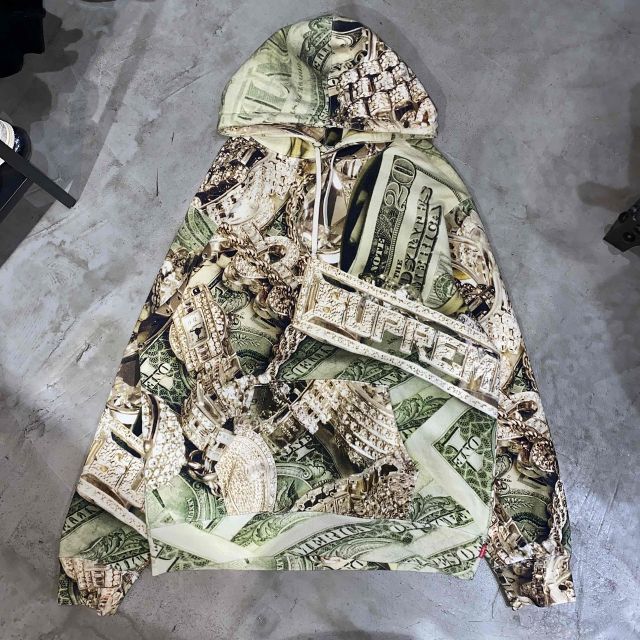 トップス SUPREME 20SS Bling Hooded Sweatshirt M Supreme Bling Hooded Sweatshirt (SS20) - $188