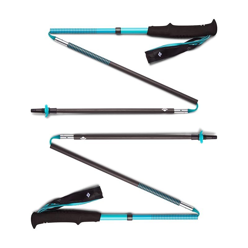 Black Diamond レディース ディスタンス カーボン Z トレッキング-ランニングポール 折り畳み式 超軽量 固定長カーボンファイバーハイキングポール レディース ダークパティナ 115cm 0