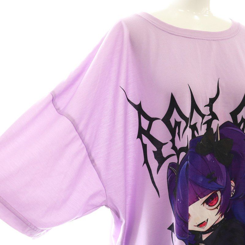 レフレム REFLEM ×クロミ BIG Tシャツ 半袖 F 紫 パープル /SS