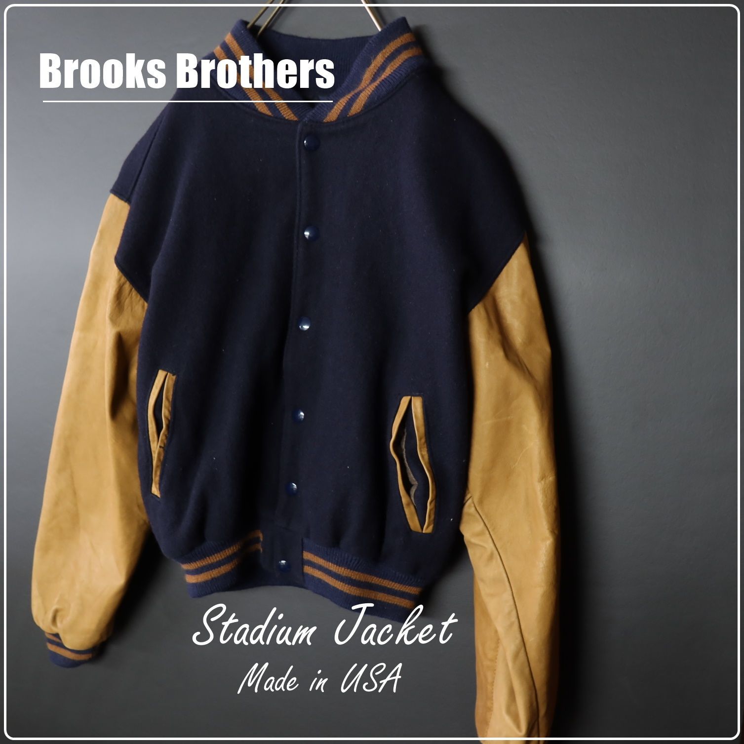 EDIFICE別注 BROOKS BROTHERS スタジャン XXL - スタジャン