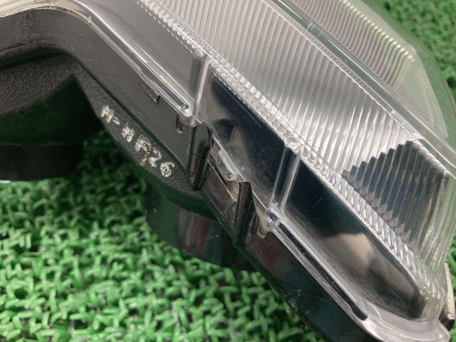 DトラッカーX ヘッドライト P7477 カワサキ 純正 バイク 部品 LX250V 修復素材に コケキズ無し 品薄 品 車検 Genuine iU