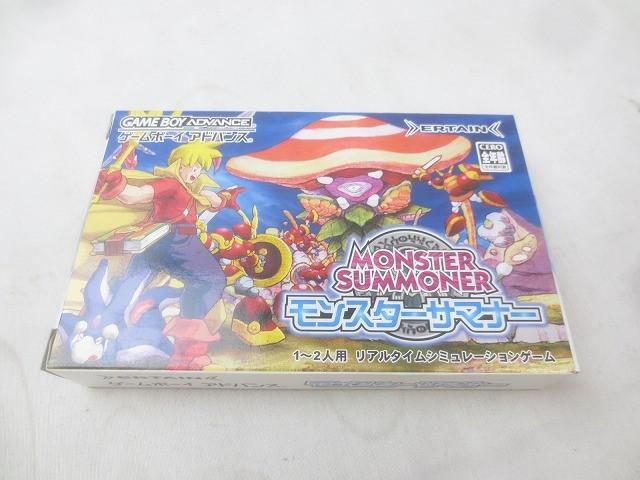 ゲーム ゲームボーイアドバンス ソフト モンスターサマナー 取扱説明書 き