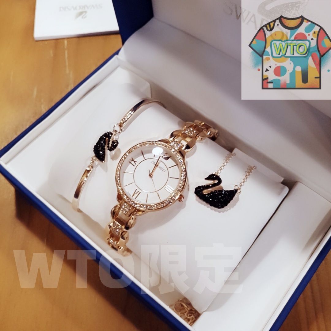 SWAROVSKI 腕時計 ネックレスセット 値下げしますた colemo_5475784