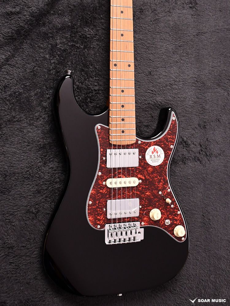 Bacchus エレキギター ブラック エレキギターベース】Bacchus HANDMADE Seriesに漆黒のオール