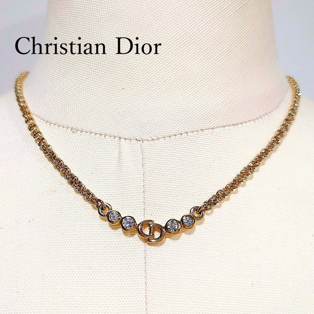 Christian Dior CD クリスチャンディオール CDロゴ ラインストーン