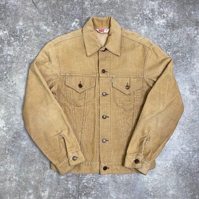 Levi's リーバイス 70's 70s Levi's 三角タグ USA製 コーデュロイ トラッカージャケット 白タブ ヴィンテージ vintage  451U - メルカリ