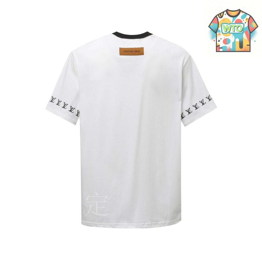 美品　19SS　LOUIS VUITTON　Tシャツ　反転ロゴプリント　白　S wine-king_2777100000081658