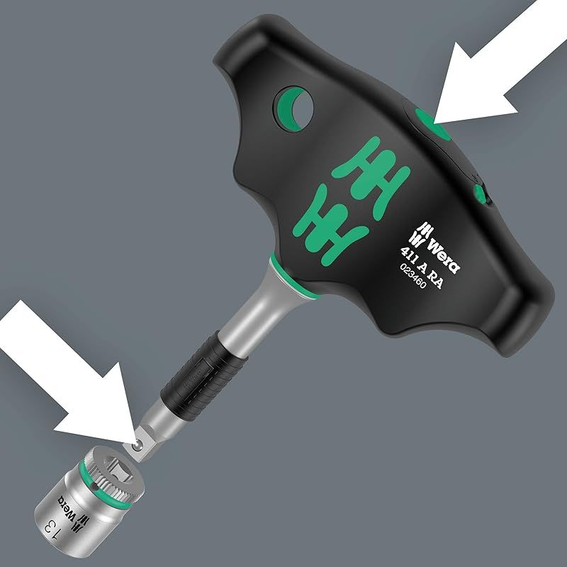 差込角1|4DR T型ラチェットドライバーハンドル